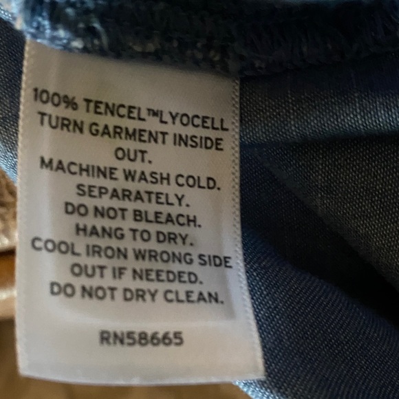 Nordstrom Caslon Blue Wide-Leg Pants - Picture 4 of 4